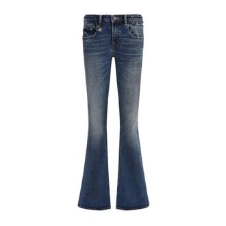 R13 Bootcut Jeans, female, Blue, W30, Flare Jeans with Medium Waist