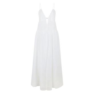 Tory Burch Tory Burch, Maxi Dresses, female, White, Size: S Maxi Dress