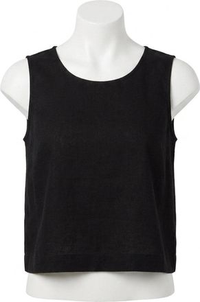 Z Supply Sloane Linen Top In Black