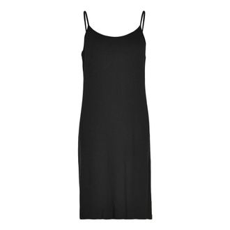 In Front Abito Slip Nero - Stile Elegante - - Dresses - Donna - Nero - S