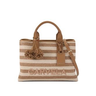 Carvela Womens Leather Nina Tote Bag - Tan - One Size