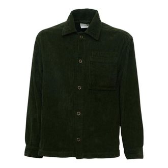 Dr&ocirc;le de Monsieur Sovracamicia in Corduroy - - Shirts - Uomo - Verde - S