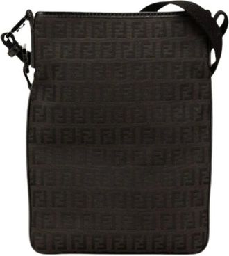 Fendi Pre-owned Cross Body Bags, female, Brown, Size: ONE SIZE Pre-owned Crossbody Bag