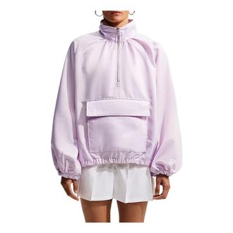 Nike (WMNS) Nike Sportswear Satin 1/4-Zip Anorak Bleached Lilac IV4995-583