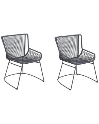 Seasonal Living The Dane Set Of 2 Dining Arm Chairs