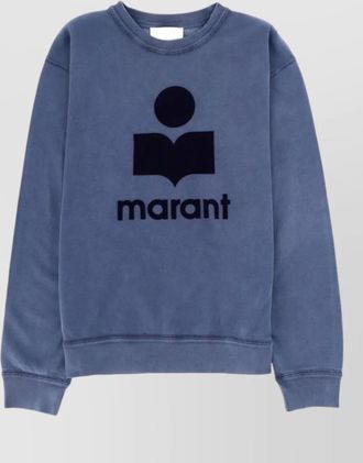 Isabel Marant mikoy logo crew neck knit sweatshirt