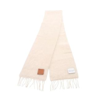 Loewe Pre-owned Stole - Dames - Pre-owned - Beige - Maat: ONE Size Mohair