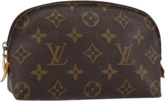 Louis Vuitton Pre-owned Clutches, female, Brown, Size: ONE SIZE Pre-owned Canvas Clutch