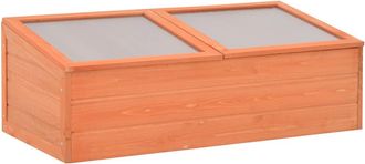 vidaXL Invernadero De Madera 100x50x34 Cm Vidaxl