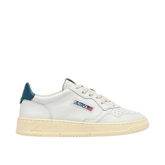 Autry Medalist Low Sneakers - Heren - Schoenen - Wit - Maat: 43 EU Katoen