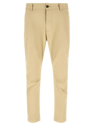 Dsquared2 Beige Cotton Cargo Mens Pants