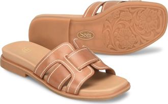 S&ouml;fft Womens Rachel Slide Sandal In Luggage