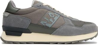 Napapijri Mens Stab Trainers - Grey Suede - Size UK 10