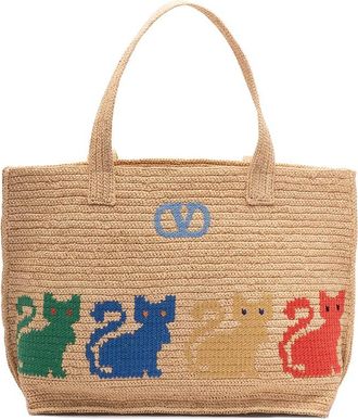 Valentino Garavani Raffiachat Large Tote