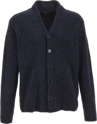 Emporio Armani Hombre, Jerseys, Azul, Talla: XL