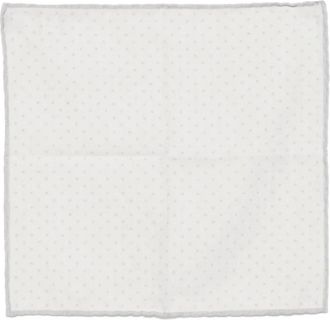 Eleventy Pochet met stippen - Wit