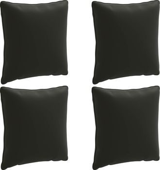 vidaXL Cojines De Respaldo De 4 Piezas Putten 4 Pcs 100% Poli&eacute;ster Vidaxl