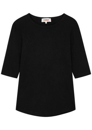 Ymc You Must Create Ymc Charlotte Slubbed Cotton top - Black - S (UK8-10 / S)