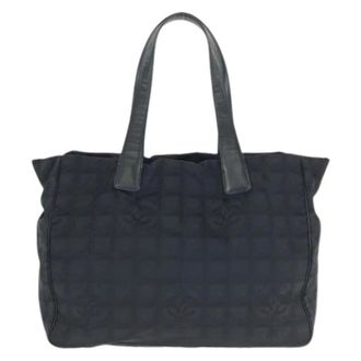 Chanel Pre-owned Tote Bags, female, Black, Size: ONE SIZE Pre-owned New Travel Line Tote Bag