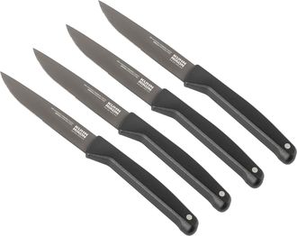 Kuhn Rikon ICED Steak Knife 4.13-Inch, Set of 4, Ice Hardened German Stainless Blade