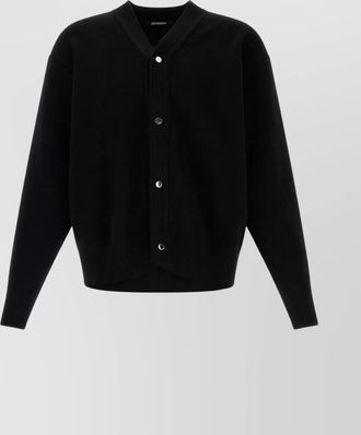 Jacquemus double layer cardigan v-neck