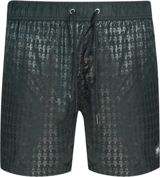 Karl Lagerfeld Rue Street All Black Logo Zwarte Zwemshorts