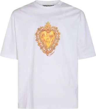 Moschino T-Shirts - Heren - T-shirts - Wit - S - Tops