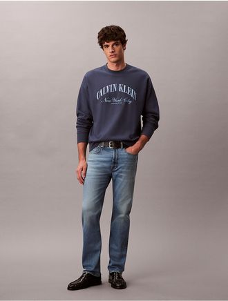 Calvin Klein Jeans Calvin Klein Mens Standard Straight Jeans - Light/Pastel Blue - 29W x 30L