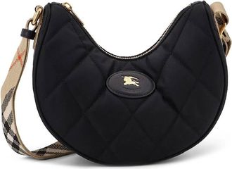 Burberry Horseshoe Nylon Shoulder Bag