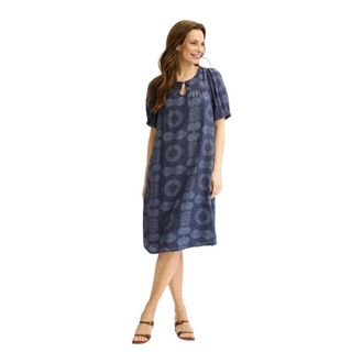 In Front Korte Jurk - Dames - Korte kleedjes - Blauw - S - Kleedjes