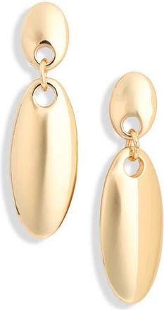 Nordstrom Rack Oval Drop Earrings in Gold at Nordstrom Rack