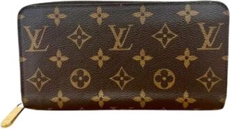 Louis Vuitton Pre-owned Monogram Long Wallet (bi-fold) - Dames - Vintage Accessoires - Bruin - ONE Size - Leer - Vintage