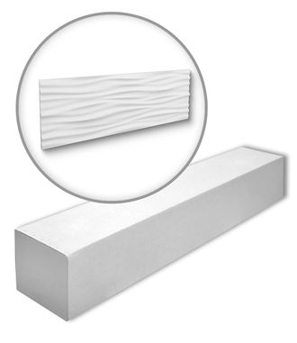 NMC Nmc - Liquid-box Arstyl Noel Marquet 1 Caja 6 Piezas 3d Revestimiento Mural Dise&ntilde;o Moderno Blanco 2,58 M2