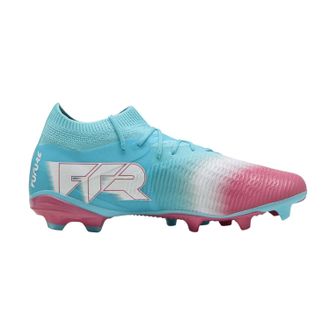 Puma Future 8 voetbalschoenen voor heren, geschikt voor stevige ondergrond (Blauw/Wit)