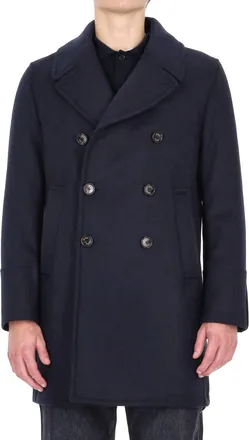 Sealup Loro Piana Wool Double-Breasted Peacoat