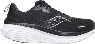 Saucony Mens Guide 18 Running Shoes In Black/white