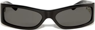 Pucci Occhiali da sole rettangolari - Nero