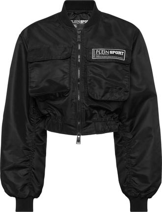 Plein Sport Bomber crop - Nero