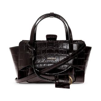 Hidesins Tassen, Dames, Bruin, ONE Size, Leer, Flap Small Bag