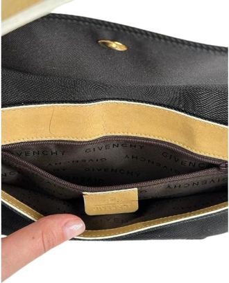 Givenchy Pre-owned Canvas Schoudertas - Dames - Vintage Schoudertas - Zwart - ONE Size - Vintage
