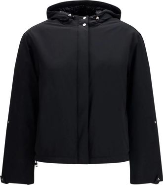 Herno Giada Hooded Down Jacket - Dames - Jassen - Zwart - Maat: S Polyamide