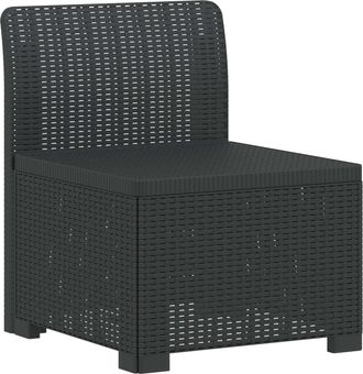 vidaXL Sill&oacute;n Individual De Jard&iacute;n Apariencia De Ratan Pp Vidaxl