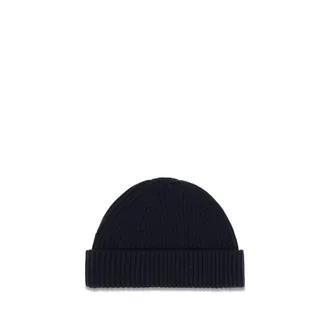 Parajumpers PA26WPAHAHA70PAL0316BB Ribbed Merino Wool Beanie - Black