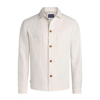 MR MARVIS Coconuts Pinstripe * The Linen Shacket