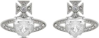 Vivienne Westwood Accessoires, Dames, Grijs, ONE Size, Nylon, Ariella Oorbellen