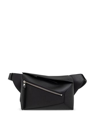 Loewe small Puzzle belt bag - Black