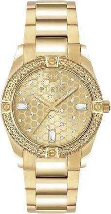 Philipp Plein Icon Chain Watch - Dames - Horloges - Geel - ONE Size - Accessoires