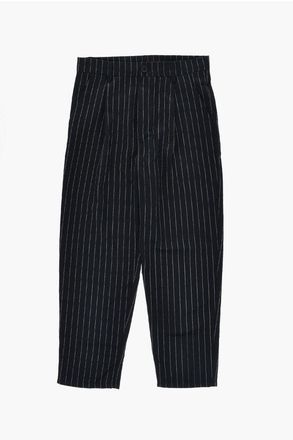 Douuod Single-Pleat Pinstripe Trousers size 10 Y
