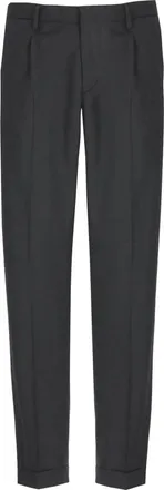 BRIGLIA 1949 Broeken, Heren, Grijs, 2Xl, Wol, Tiberios Broek