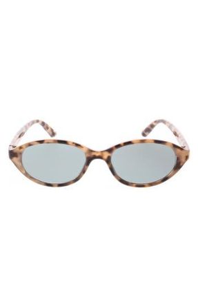 BCBGeneration 51mm Slim Oval Sunglasses in Tokyo Tortoise at Nordstrom Rack